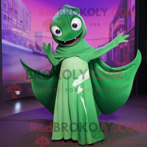 Postava maskota zelené...