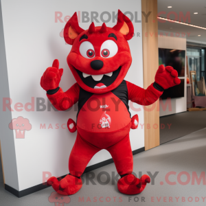 Mascot character of a Red...