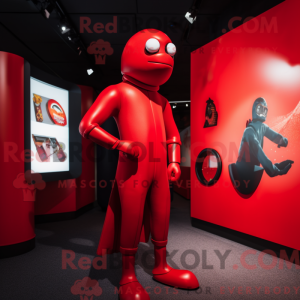 Mascot character of a Red...