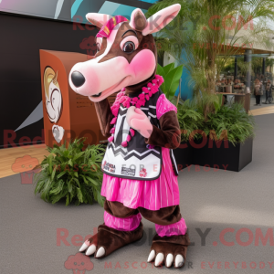 Mascot karakter van een...