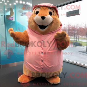 Mascottefiguur van een...