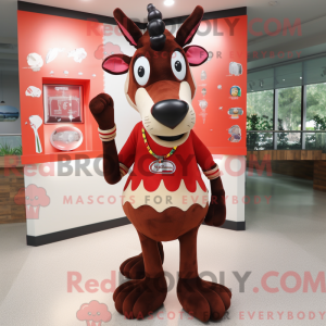 Mascot character of a Red...