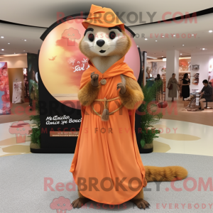 Mascot character of a Peach...