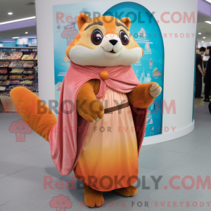 Mascot character of a Peach...