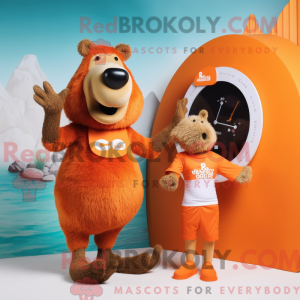 Mascot karakter van een...