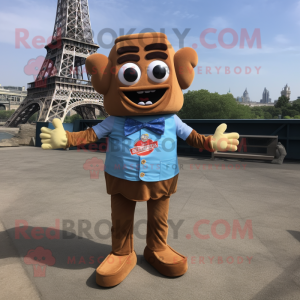 Brown French Fries mascotte...