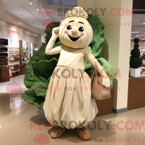 Mascot karakter van een Tan...