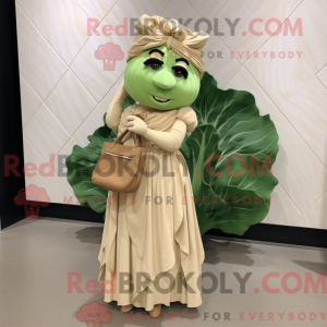 Mascot karakter van een Tan...