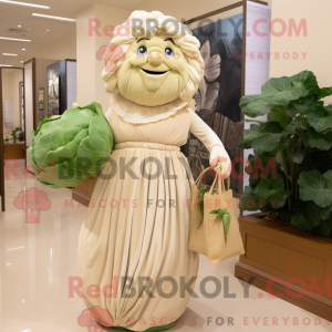 Mascot karakter van een Tan...
