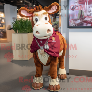 Maskot-karakter av en...
