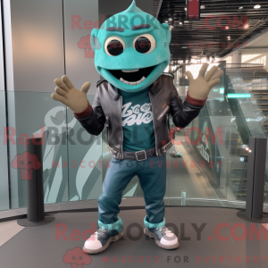 Postava maskota Teal...