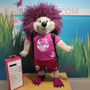 Magenta Porcupine mascotte...