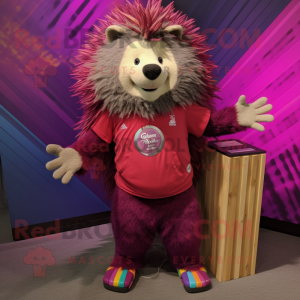 Magenta Porcupine mascotte...