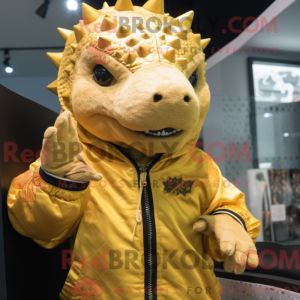 Maskottchen eines goldenen...