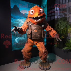 Personagem de máscara de...