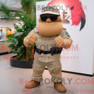 Personaje mascota de un Tan...