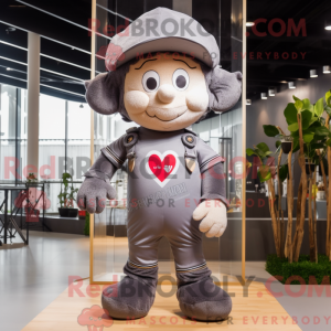 Mascot character of a Gray...
