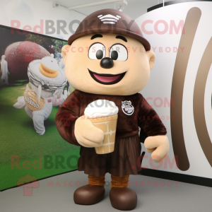 Brown Ice Cream mascotte...