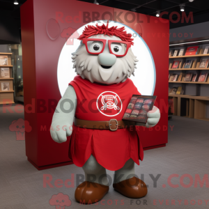 Mascot character of a Red...