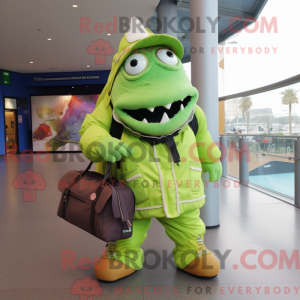 Mascot character of a Lime...