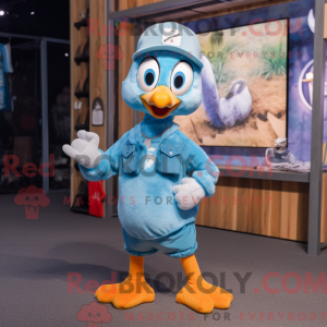 Mascot karakter van een...