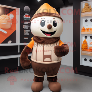 Brown Ice Cream mascotte...