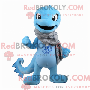Postava maskota Sky Blue...