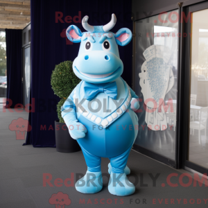 Mascot character of a Blue...