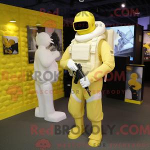 Maskottchen eines Yellow...