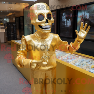 Maskotfigur af en...