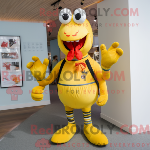 Mascot character of a Lemon...