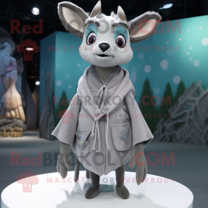 Grey Deer maskot kostume...