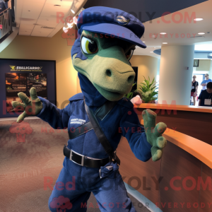 Maskotfigur af en Navy...