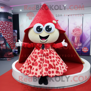Mascot character of a Red...