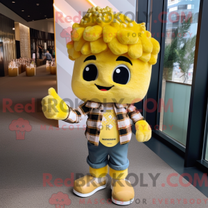 Mascot character of a Lemon...