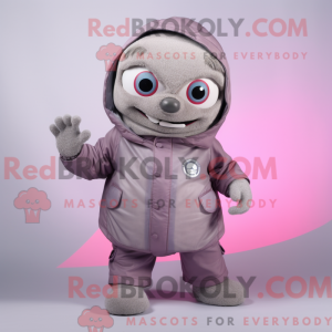 Mascot character of a Gray...