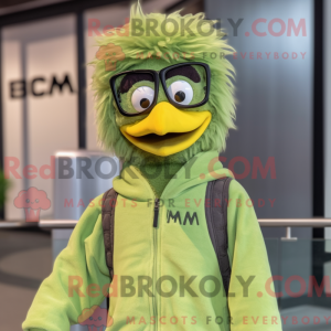 Personaje mascota de un emú...