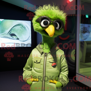 Personaje mascota de un emú...