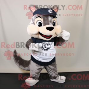 Mascot character of a Gray...
