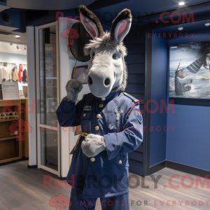 Mascot character of a Navy...