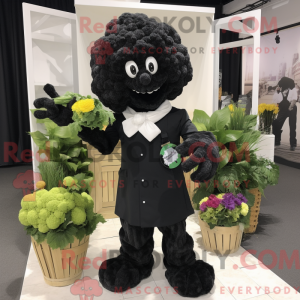 Mascot character of a Black...
