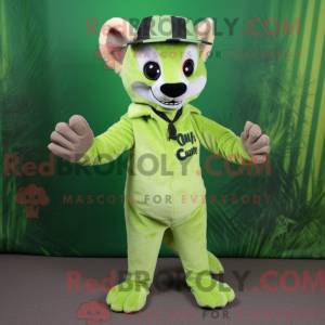 Mascot karakter van een...