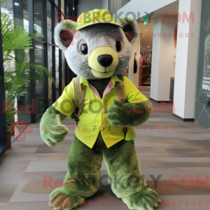 Mascot character of a Lime...