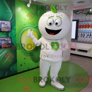 Mascot character of a White...