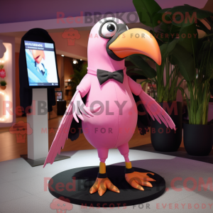 Mascot character of a Pink...
