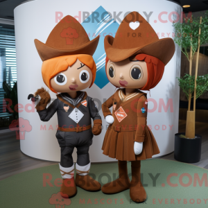Mascot karakter van een...