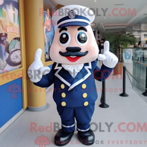 Mascot character of a Navy...