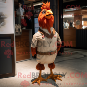 Postava maskota Rust Hens...