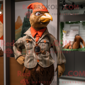 Mascot karakter van een...