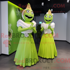 Mascottekarakter van een...